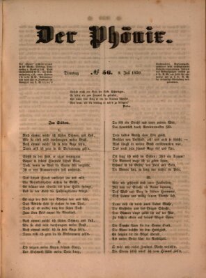 Der Phönix Dienstag 9. Juli 1850