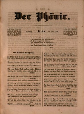 Der Phönix Samstag 27. Juli 1850