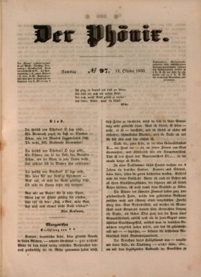 Der Phönix Samstag 12. Oktober 1850