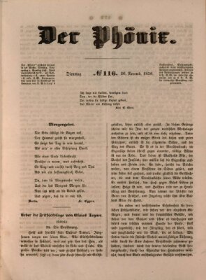 Der Phönix Dienstag 26. November 1850