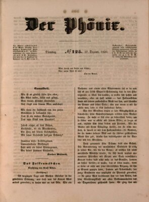 Der Phönix Dienstag 17. Dezember 1850