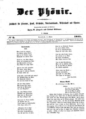 Der Phönix Samstag 11. Januar 1851