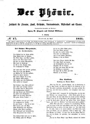 Der Phönix Samstag 26. April 1851