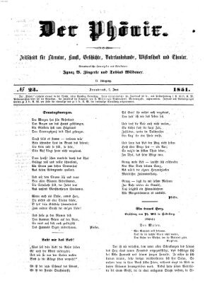 Der Phönix Samstag 7. Juni 1851