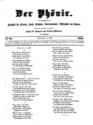 Der Phönix Samstag 12. Juli 1851