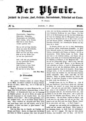 Der Phönix Samstag 31. Januar 1852