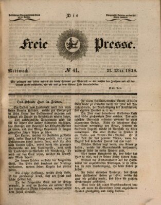 Die freie Presse Mittwoch 21. Mai 1828