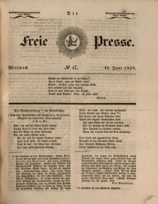 Die freie Presse Mittwoch 11. Juni 1828