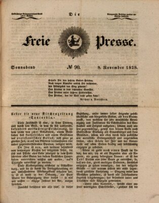 Die freie Presse Samstag 8. November 1828