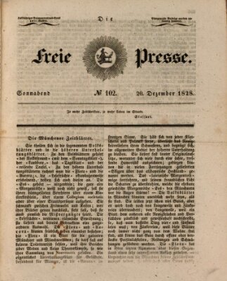 Die freie Presse Samstag 20. Dezember 1828