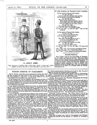 Punch Samstag 11. August 1855