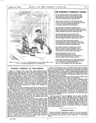 Punch Samstag 25. August 1855