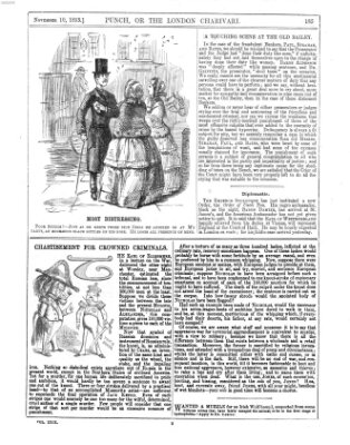 Punch Samstag 10. November 1855