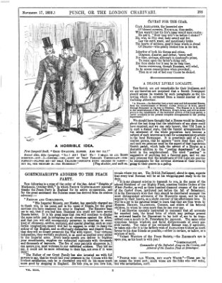 Punch Samstag 17. November 1855