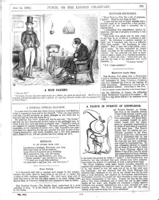 Punch Samstag 14. Juni 1856