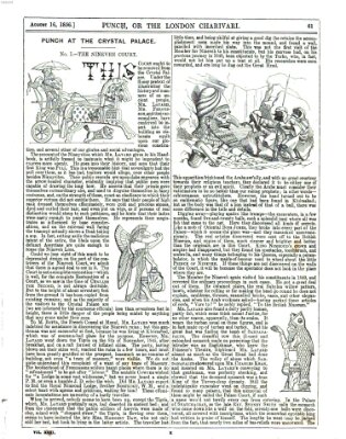 Punch Samstag 16. August 1856