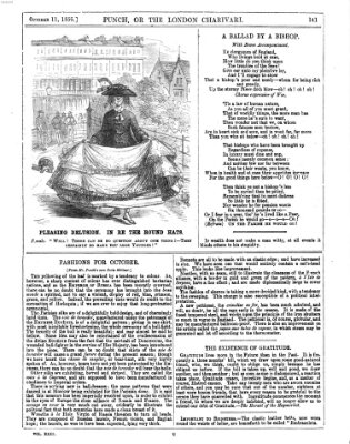 Punch Samstag 11. Oktober 1856