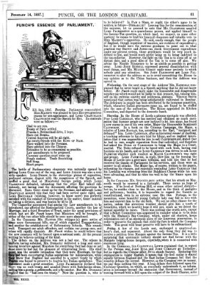 Punch Samstag 14. Februar 1857