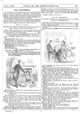 Punch Samstag 18. April 1857