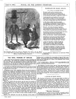 Punch Samstag 23. Januar 1858