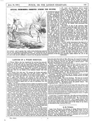 Punch Samstag 10. April 1858