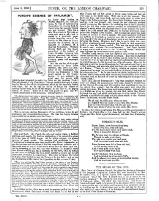 Punch Samstag 5. Juni 1858