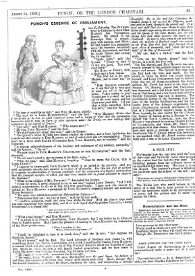 Punch Samstag 14. August 1858