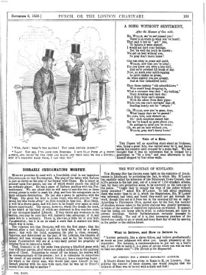 Punch Samstag 6. November 1858