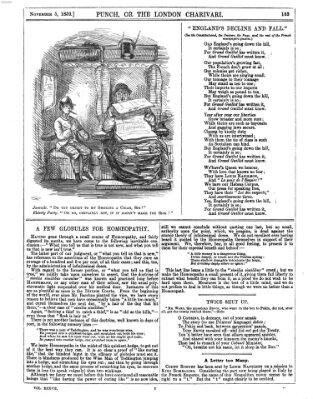 Punch Samstag 5. November 1859