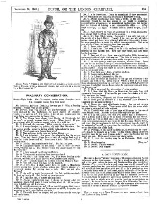 Punch Samstag 26. November 1859