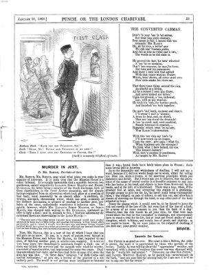 Punch Samstag 21. Januar 1860