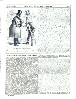 Punch Samstag 21. April 1860