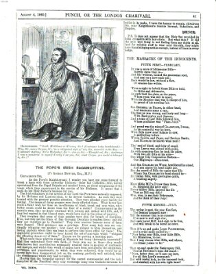 Punch Samstag 4. August 1860