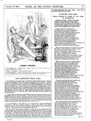 Punch Samstag 23. Februar 1861