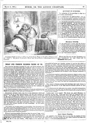 Punch Samstag 2. März 1861