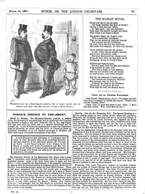 Punch Samstag 30. März 1861