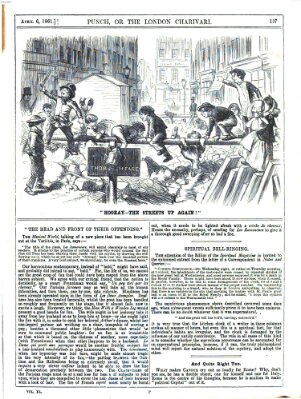 Punch Samstag 6. April 1861