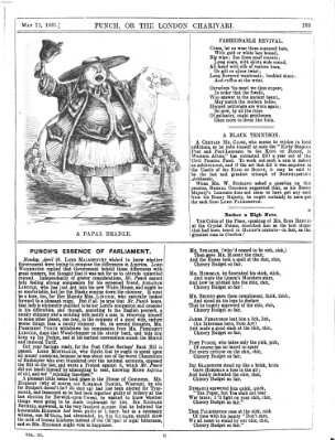 Punch Samstag 11. Mai 1861