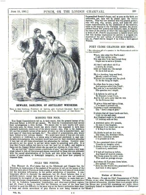 Punch Samstag 15. Juni 1861