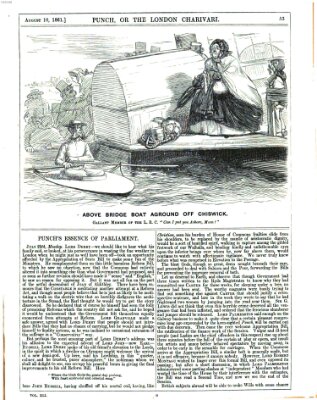 Punch Samstag 10. August 1861