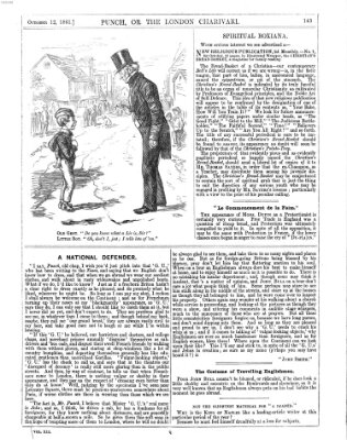 Punch Samstag 12. Oktober 1861