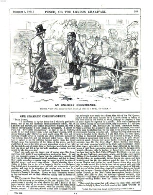 Punch Samstag 7. Dezember 1861