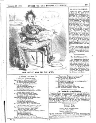 Punch Samstag 28. Dezember 1861