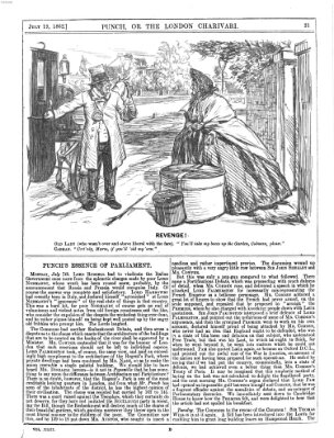 Punch Samstag 19. Juli 1862