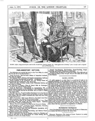 Punch Samstag 11. April 1863