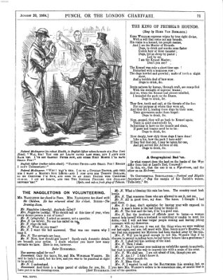 Punch Samstag 20. August 1864