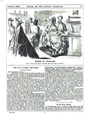 Punch Samstag 27. August 1864