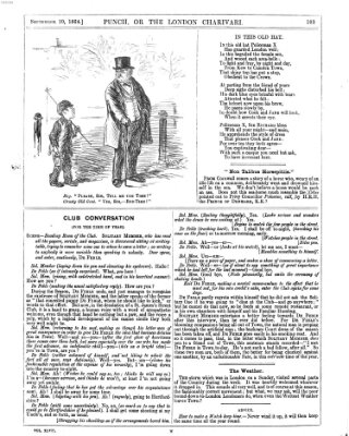 Punch Samstag 10. September 1864