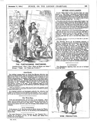 Punch Samstag 17. Dezember 1864