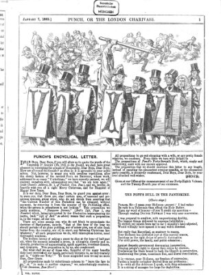 Punch Samstag 7. Januar 1865